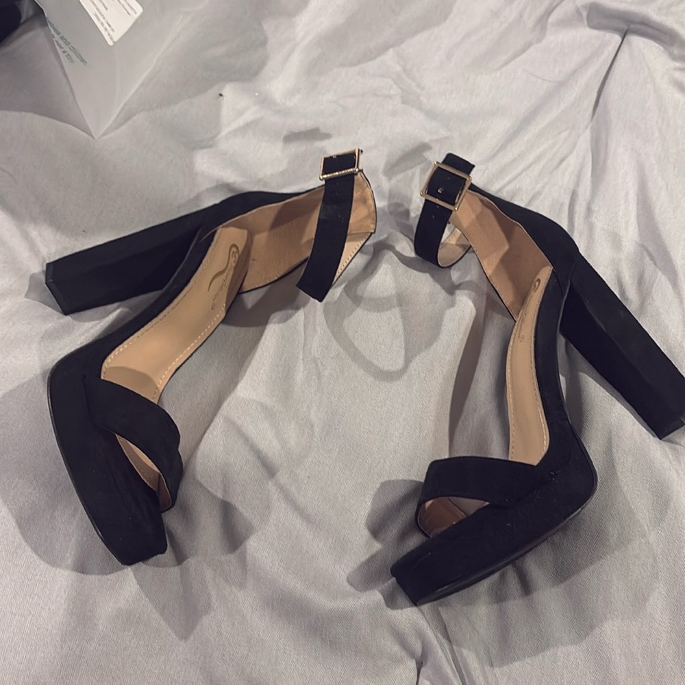 Black high heels